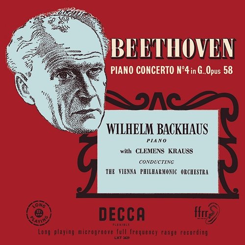 Beethoven: Piano Concerto No. 4; Piano Concerto No. 5 Wilhelm Backhaus, Wiener Philharmoniker, Clemens Krauss