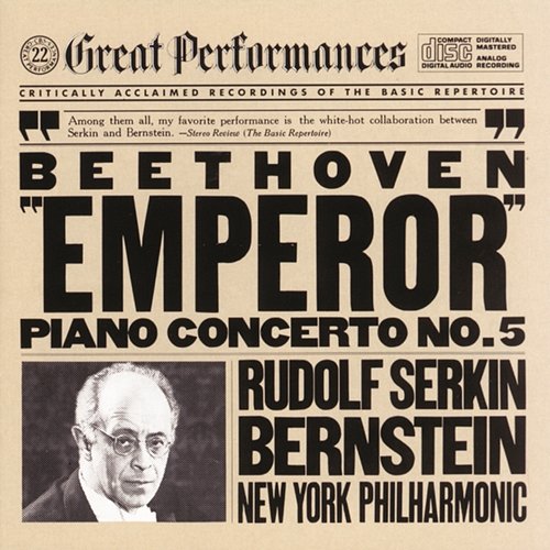 Beethoven: Piano Concerto No. 5 in E-Flat Major, Op. 73 "Emperor" Rudolf Serkin, New York Philharmonic, Leonard Bernstein