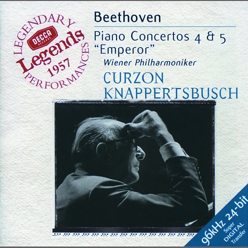 Beethoven: Piano Concertos Nos.4 & 5 Clifford Curzon, Wiener Philharmoniker, Hans Knappertsbusch