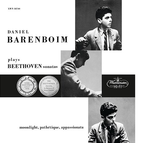 Beethoven: Piano Sonata No.8, Op. 13 -"Pathétique"; Piano Sonata No.14, Op.27 No.2 -"Moonlight"; Piano Sonata No. 23, Op. 57 -"Appassionata" Daniel Barenboim