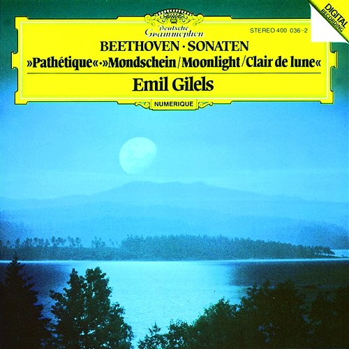 Beethoven: Piano Sonatas Nos.8 "Pathétique", 13 & 14 "Moonlight" Emil Gilels