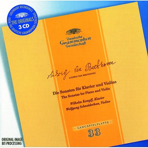 Beethoven: Sonatas For Piano And Violin Wilhelm Kempff, Wolfgang Schneiderhan