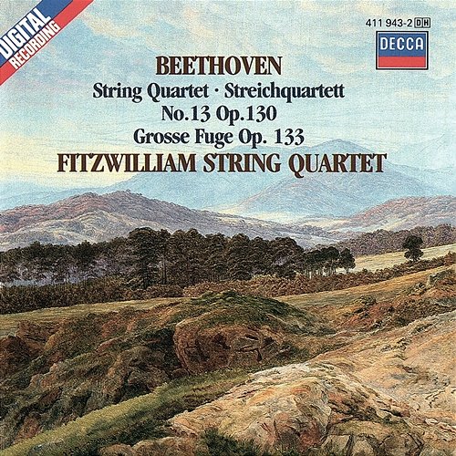 Beethoven: String Quartet No. 13; Grosse Fuge Fitzwilliam Quartet