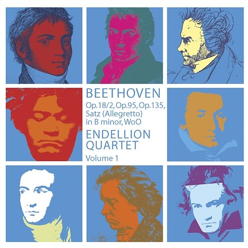 Beethoven: String Quartets Op. 18 No. 2, Op. 95 "Quartetto Serioso", Op. 135 & Allegretto "Pencarrow" Endellion String Quartet
