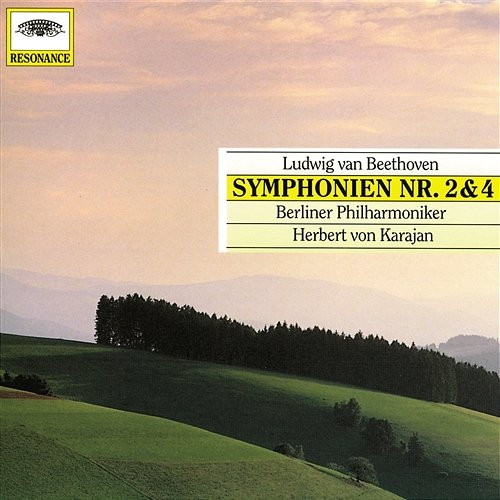 Beethoven: Symphonies Nos.2 & 4 Berliner Philharmoniker, Herbert Von Karajan
