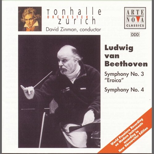 Beethoven: Symphonies Nos. 3 & 4 David Zinman