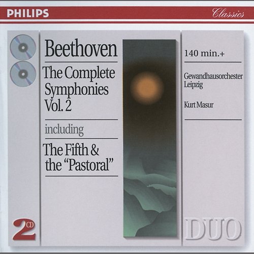 Beethoven: The Complete Symphonies, Vol. 2 Gewandhausorchester, Kurt Masur