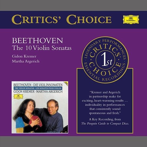 Beethoven: The Violin Sonatas Gidon Kremer, Martha Argerich