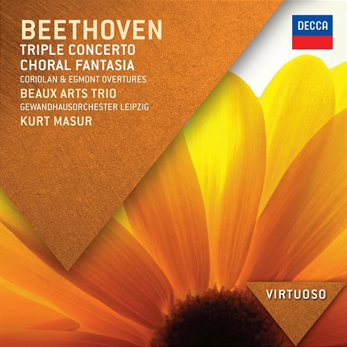 Beethoven: Triple Concerto; Choral Fantasia; Coriolan & Egmont Overtures Beaux Arts Trio, Gewandhausorchester, Kurt Masur