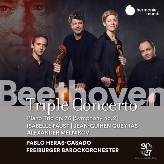 Beethoven: Triple Concerto With Piano Trio Op. 36 Faust Isabelle, Heras-Casado Pablo, Melnikov Alexander, Queyras Jean-Guihen