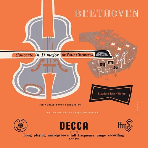 Beethoven: Violin Concerto; Tchaikovsky: Violin Concerto Ruggiero Ricci, London Philharmonic Orchestra, New Symphony Orchestra of London, Sir Adrian Boult, Sir Malcolm Sargent
