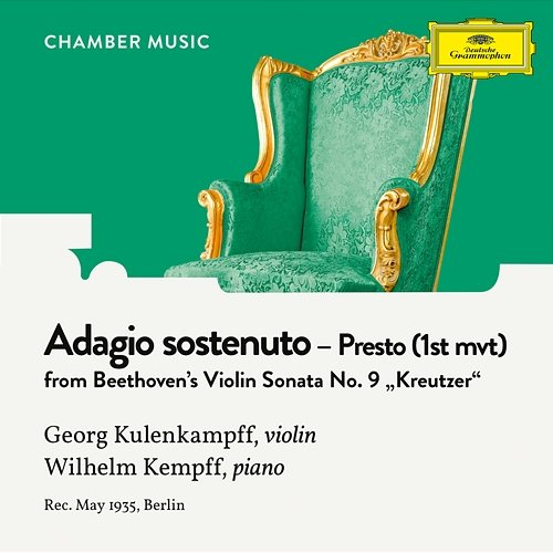 Beethoven: Violin Sonata No. 9 in A Major, Op. 47 "Kreutzer": 1. Adagio sostenuto - Presto Georg Kulenkampff, Wilhelm Kempff