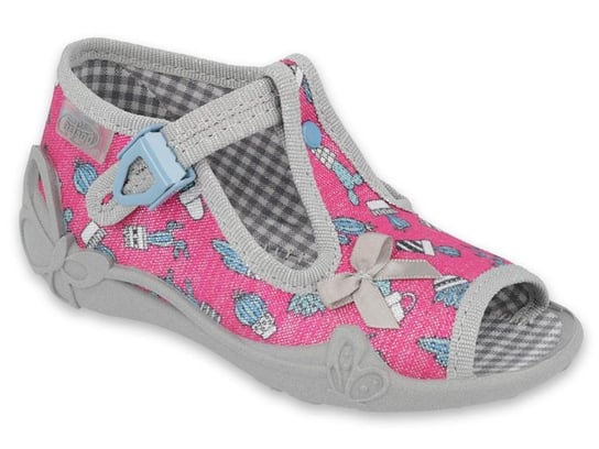 Befado - Obuwie buty dziecięce sandały kapcie pantofle dla dziewczynki - 20 Befado