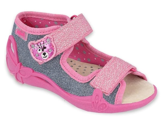 Befado - Obuwie buty dziecięce sandały kapcie pantofle dla dziewczynki - 20 Befado