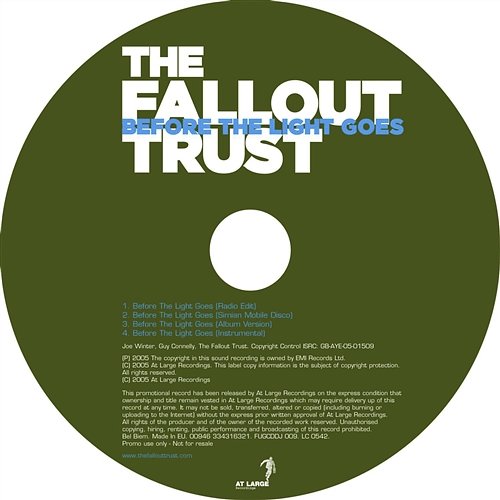 Before The Light Goes The Fallout Trust