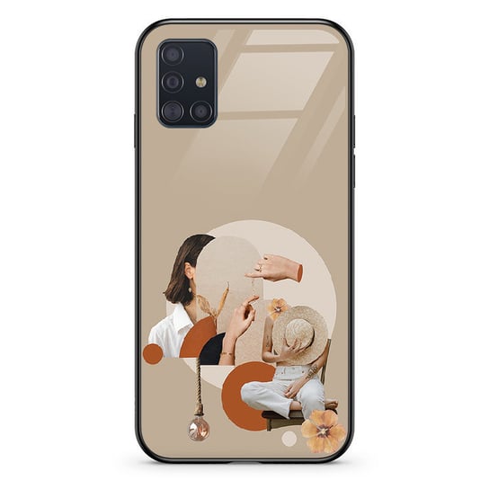 Beige - Galaxy A71 Etui szklane [TIF 69A] PieceofCase