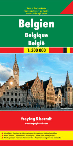 Belgia. Mapa 1:300 000 Freytag & Berndt