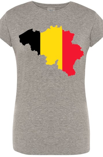 Belgia T-shirt Damski ModnyNadruk Rozm.XL Inna marka