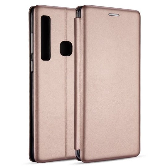 Beline Etui Book Magnetic Huawei P40 Lite E różowo-złoty/rose gold Beline