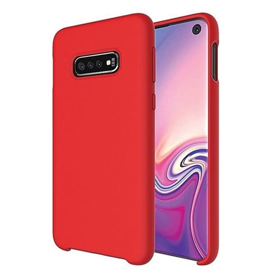Beline Etui Silicone Huawei Y5p czerwony/red Beline