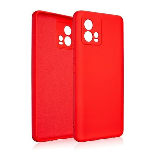 Beline Etui Silicone Motorola MOTO G72 czerwony/red Beline