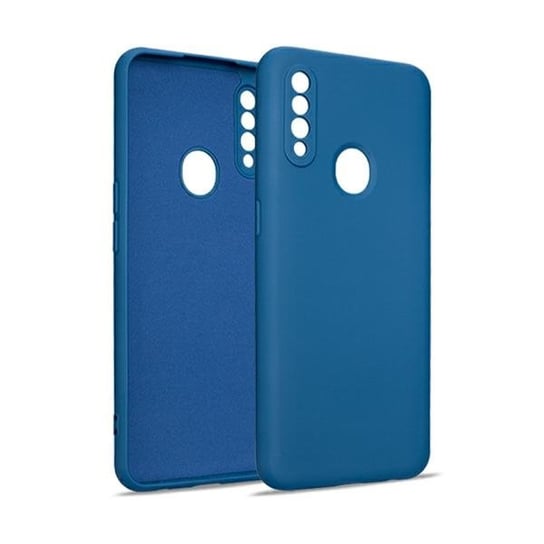 Beline Etui Silicone Oppo A31 Niebieski/Blue Beline