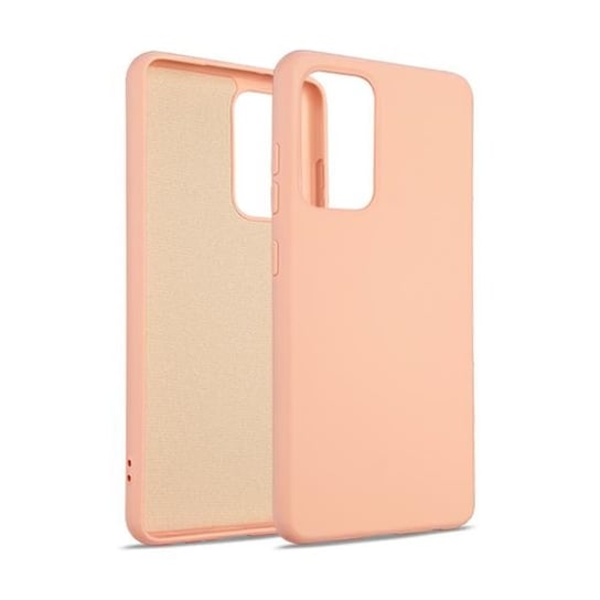 Beline Etui Silicone Samsung A52s/A52 4G/5G złoty-róż/pink-gold Beline