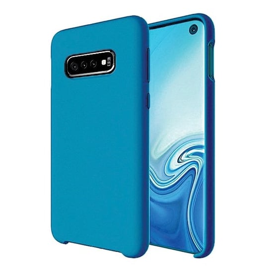 Beline Etui Silicone Samsung S20+ G985 niebieski/blue Beline