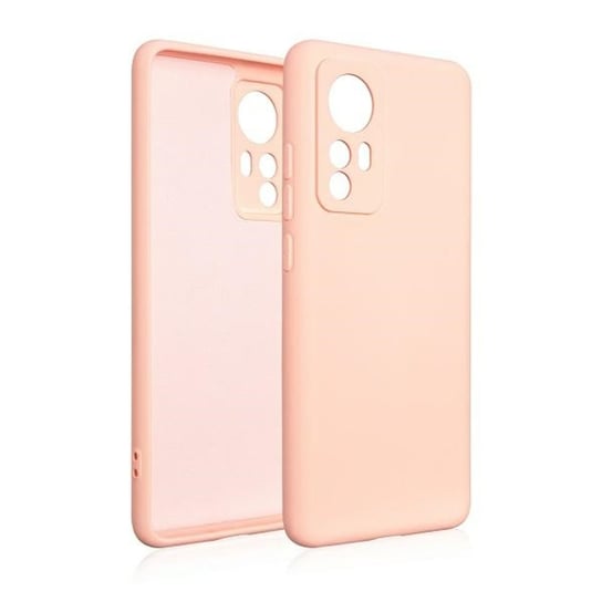 Beline Etui Silicone Xiaomi 12 różowo-złoty/rose gold Beline