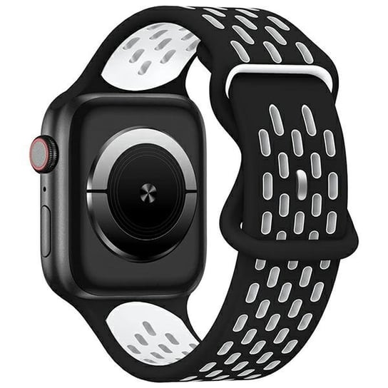 Beline pasek Apple Watch New Sport Silicone 42/44/45/49mm czarno-biały black/white box Beline