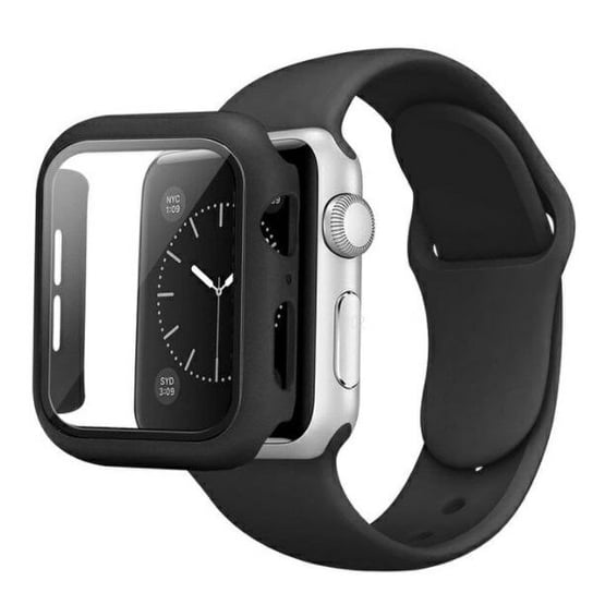 Beline pasek Apple Watch Silicone 38/40/41mm black colour + case Beline