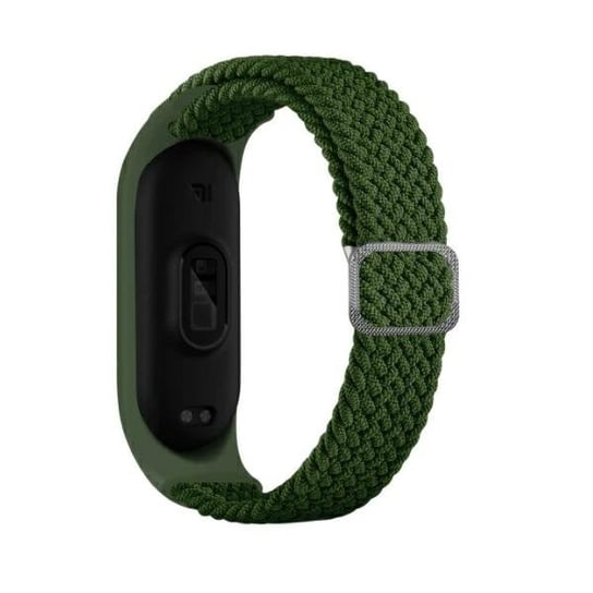 Beline pasek Mi Band 5/6 Textile zielony/green Beline