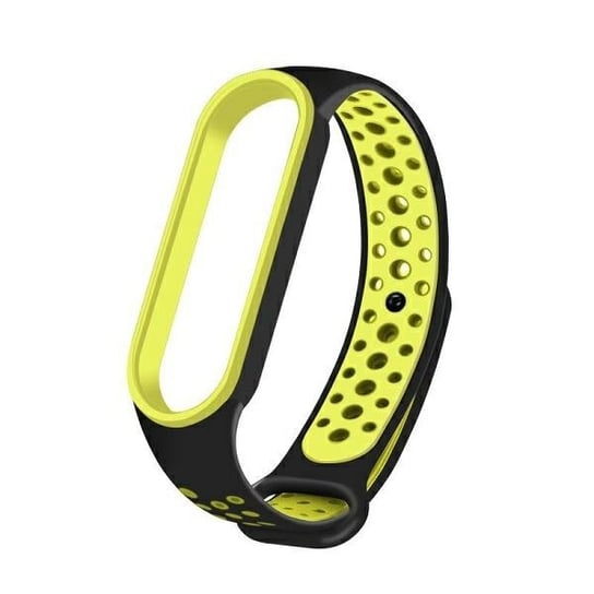 Beline pasek Mi Band 6 czarny-zielony/black-green Design Beline