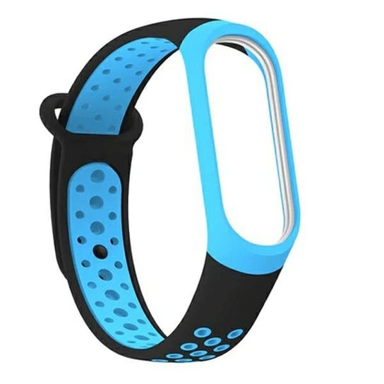 Beline pasek Mi Band 6 granatowo-biały/navy blue-white Design Beline