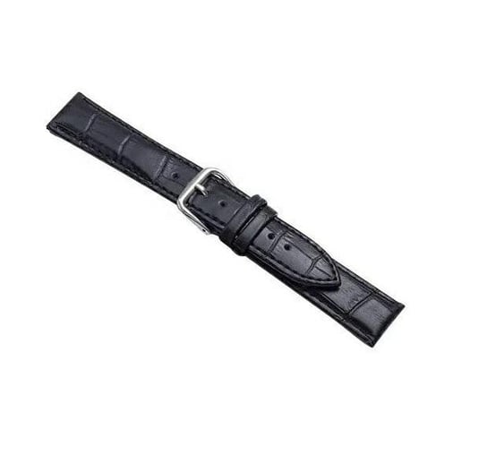 Beline pasek Watch 20mm Croco czarny/black Beline