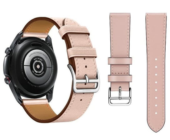 Beline pasek Watch Hermes Leather do zegarków 20mm - różowy /pink box Beline