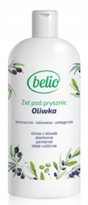 Belio, Żel pod prysznic Oliwka, 500 ml Belio