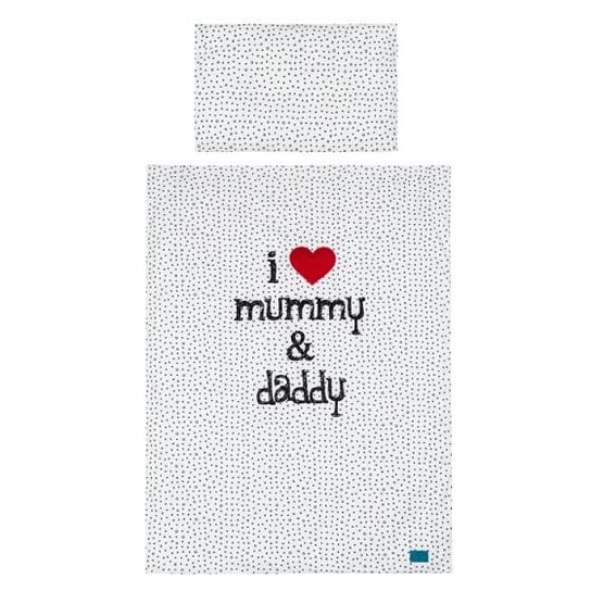 Belisima, Pościel niemowlęca, 2-elementowa, "Dla Mamy i Taty", 90x120 cm Belisima