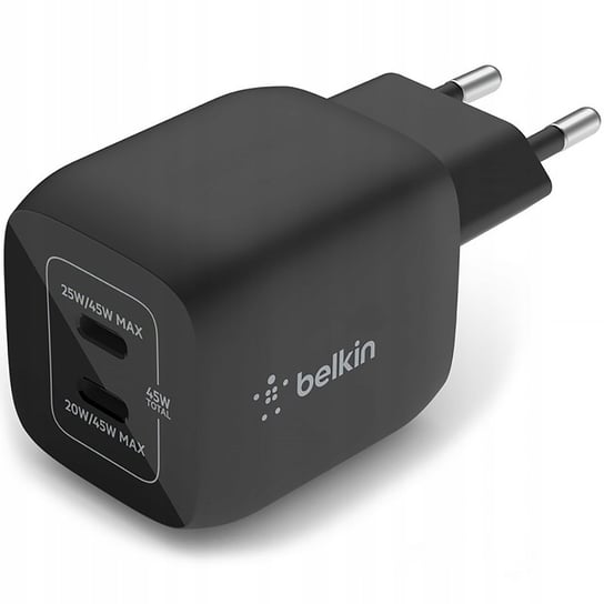 Belkin Ładowarka sieciowa GaN 45W 2x USB-C PD PPS Belkin