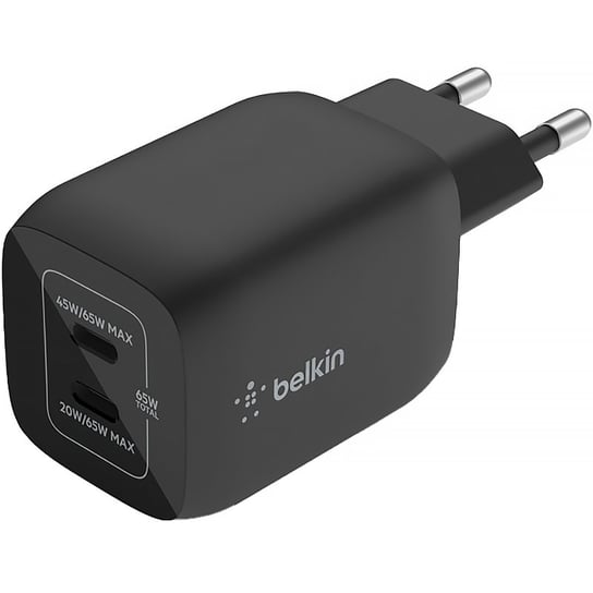 Belkin Ładowarka sieciowa GaN 65W 2x USB-C PD PPS Belkin