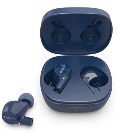 Belkin Słuchawki Douszne Bezprzewodowe Niebieskie Soundform Rise Belkin