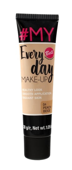Bell, #My Everyday Make-Up, podkład wyrównujący koloryt, 04 Peach Beige, 30 g Bell