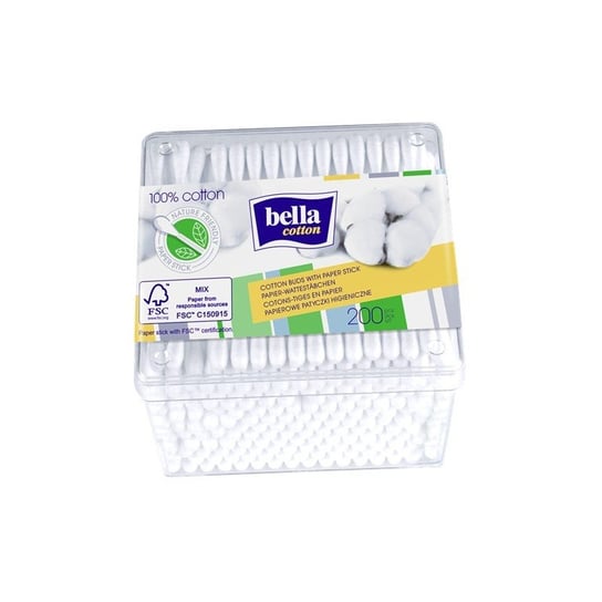 Bella Cotton, patyczki higieniczne papierowe Bella