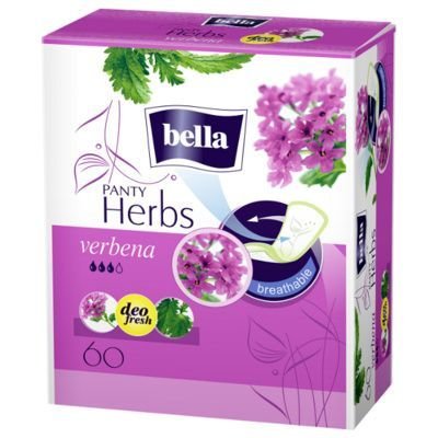Bella, Panty Herbs Verbena, wkładki higieniczne, 60 szt. Bella
