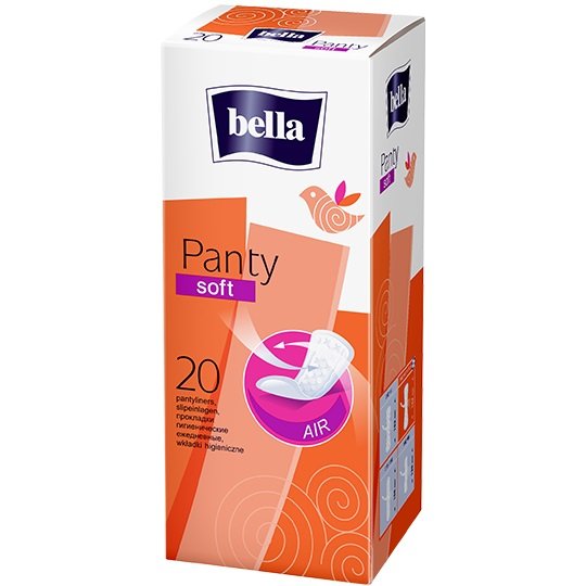 Bella, Panty Soft, wkładki higieniczne, 20 szt. Bella