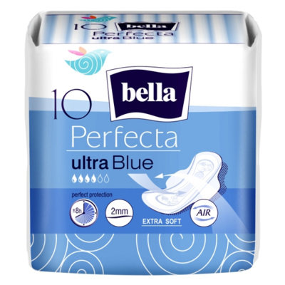Bella, Perfecta Ultra Blue, podpaski, 10 szt. Bella