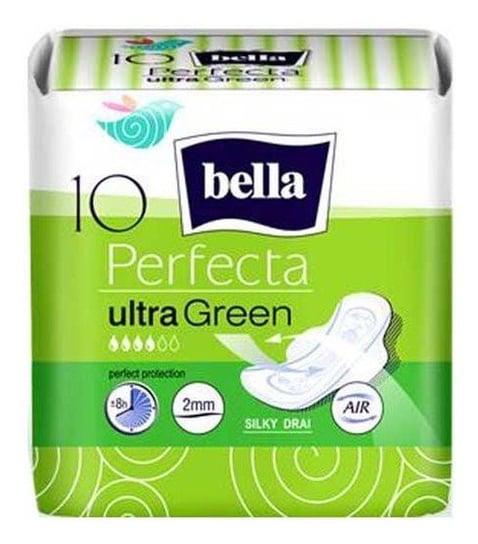 Bella, Perfecta Ultra Green, podpaski, 10 szt. Bella