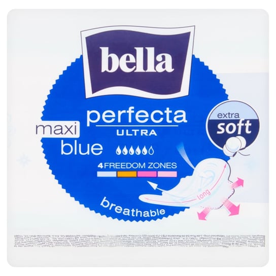 Bella Perfecta Ultra Maxi Blue, podpaski higieniczne, 8 sztuk TZMO