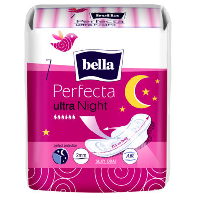 Bella, Perfecta Ultra Night, podpaski, 7 szt. Bella
