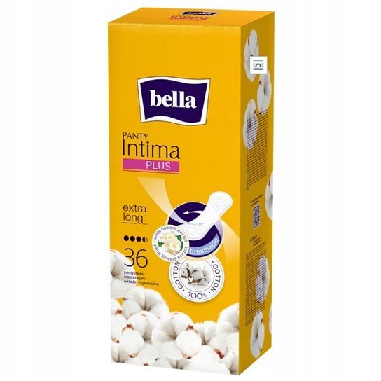 BELLA Wkładki higieniczne PANTY INTIMA PLUS EXTRA LONG 36 sztuk Bella